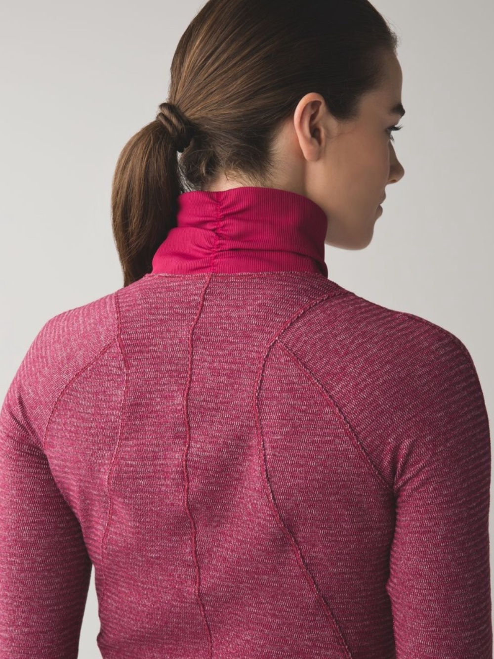 Lululemon Runderful 1/2 Zip Heathered Berry Rumble - Picture 7 of 7
